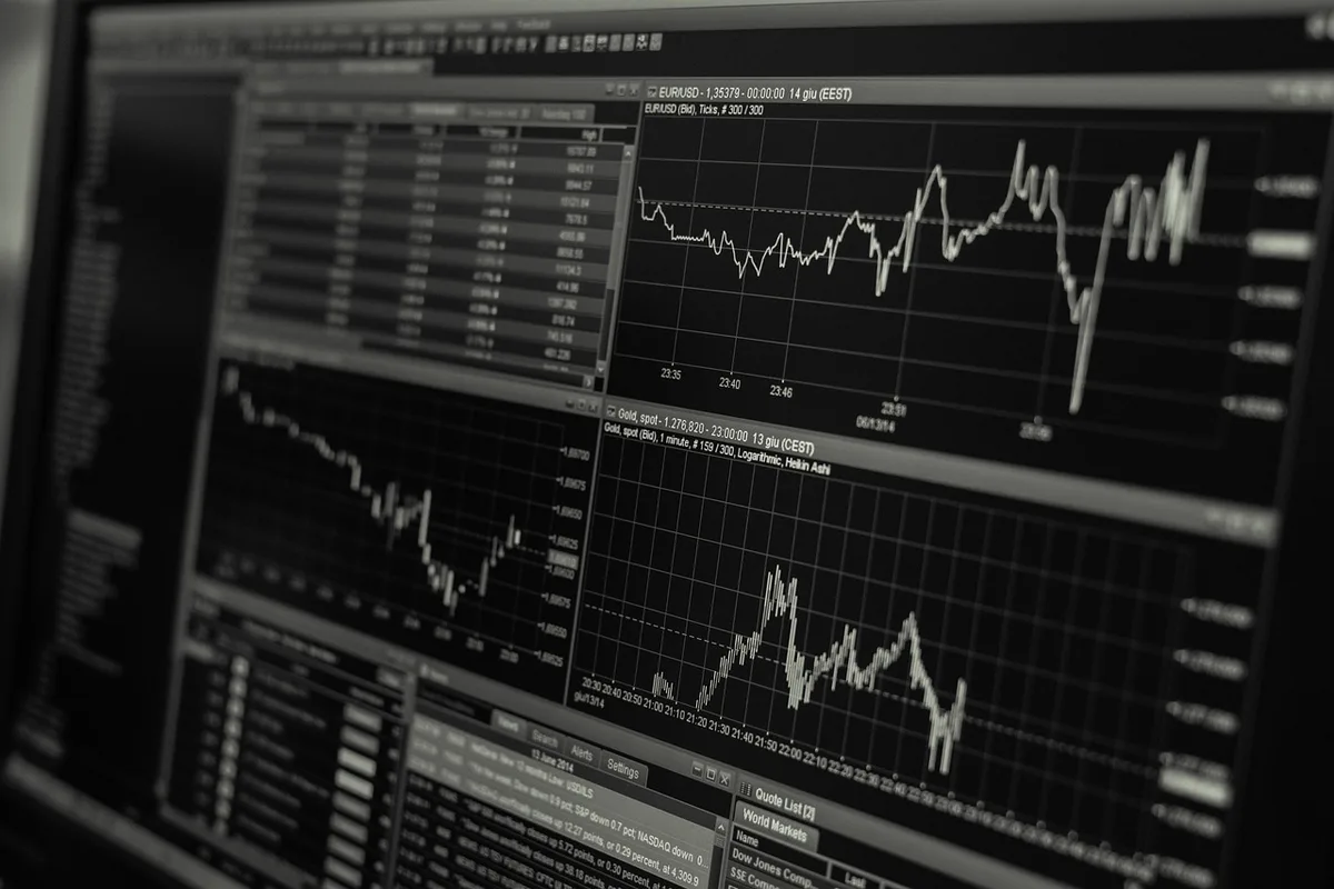 Graphique technique montrant résistances et supports du Bitcoin