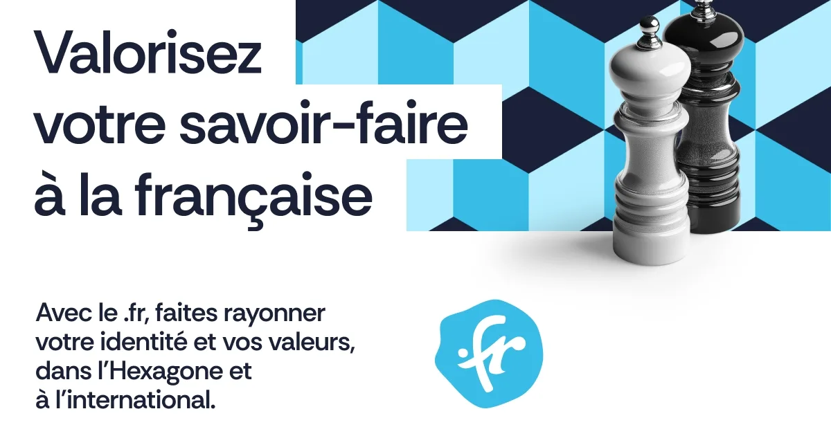Bannière du kit Afnic : gagnez en crédibilité dès le premier regard avec le .fr