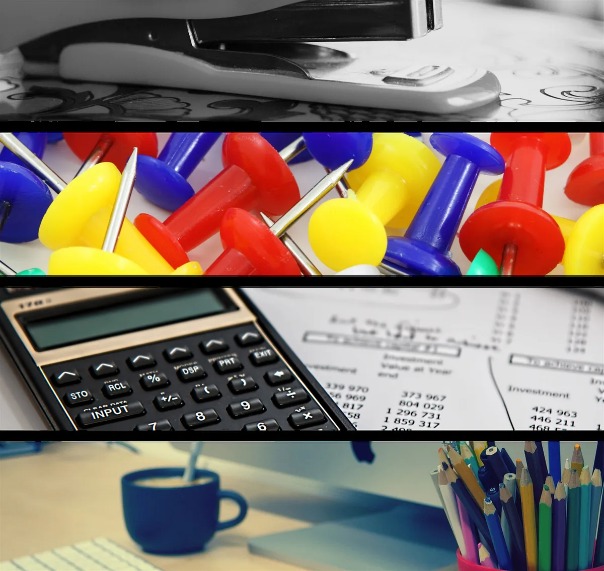 Personne préparant un business plan avec calculatrice et feuilles de budget